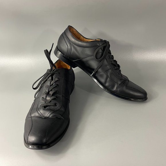 Emporio Armani Black Leather Men\'s Shoes, Size 43 main image 9
